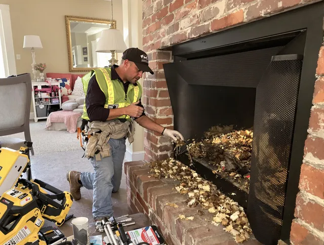 Safe screening installation by Norton Chimney Sweep in Norton, OH