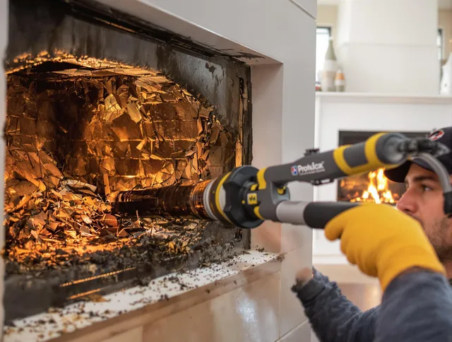 Professional chimney cleaning by Norton Chimney Sweep in Norton, OH