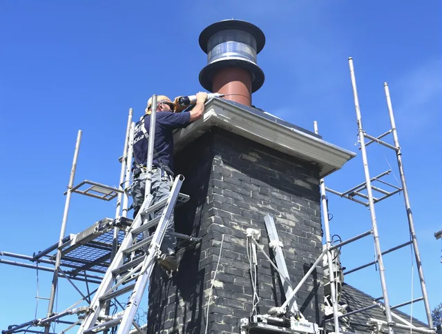 Sturdy chimney crown finished by Norton Chimney Sweep in Norton, OH