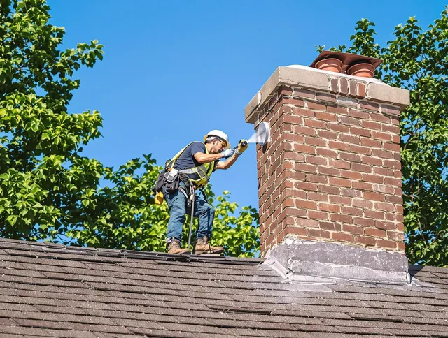 Norton Chimney Sweep performing an inspection with advanced tools in Norton, OH