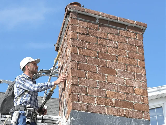 Brickwork for a chimney rebuild by Norton Chimney Sweep in Norton, OH