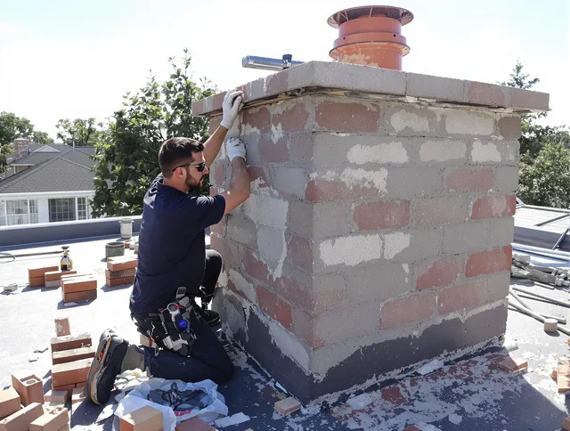 Advanced chimney repair process by Norton Chimney Sweep in Norton, OH