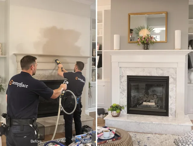 Professional soot removal by Norton Chimney Sweep team in Norton, OH
